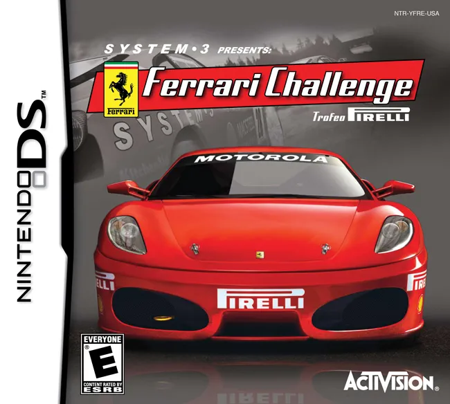 Ferrari Challenge: Trofeo Pirelli cover art for Nintendo DS