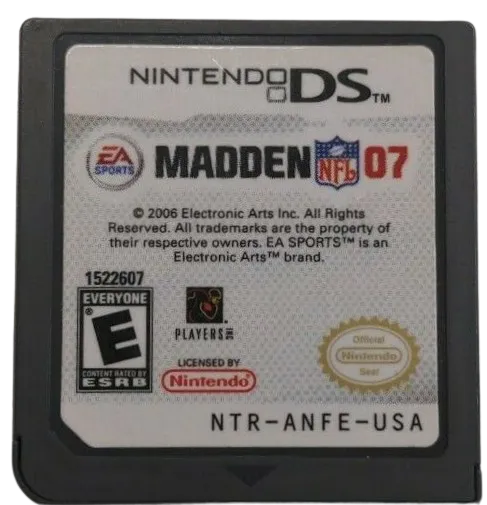 Madden NFL 07 cart