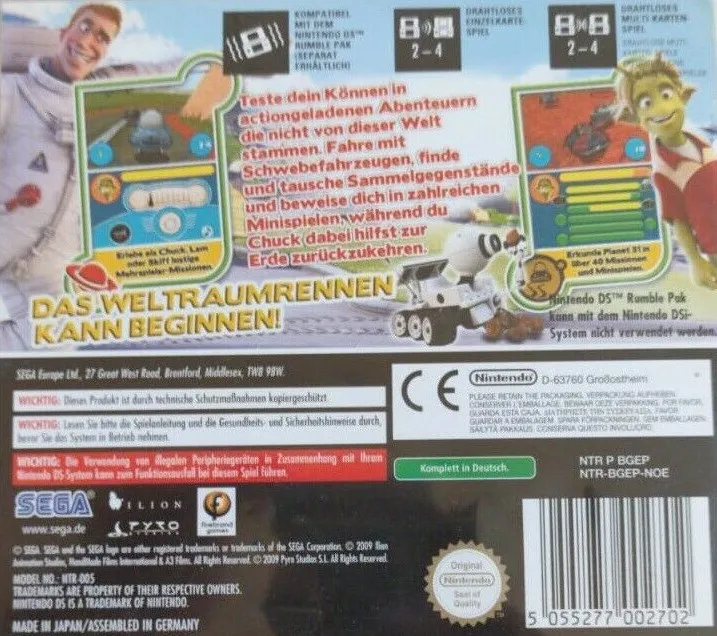 Planet 51 box back