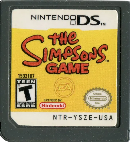 The Simpsons Game cart