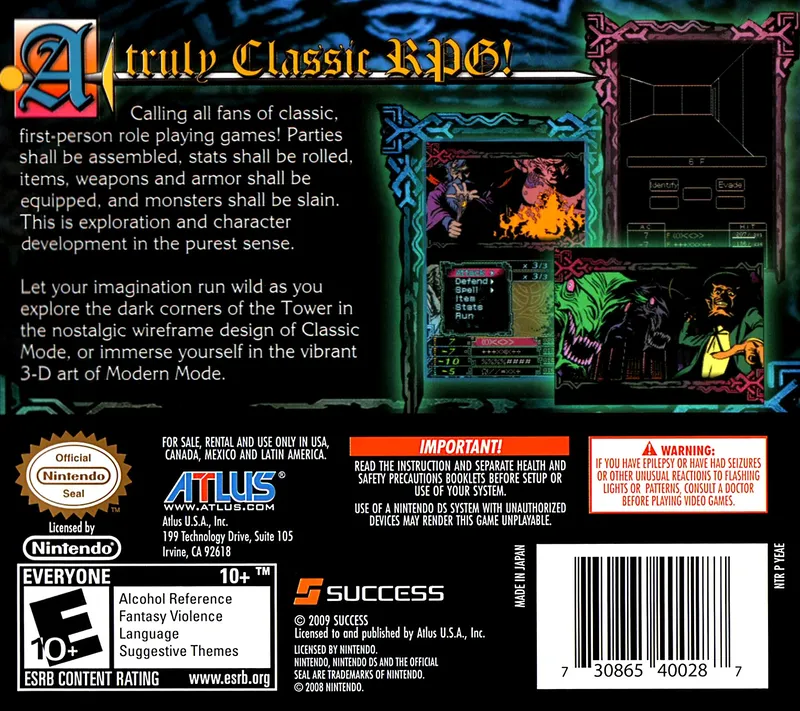 The Dark Spire box back