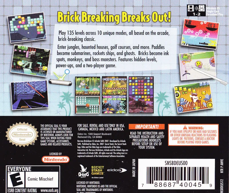 Nervous Brickdown box back