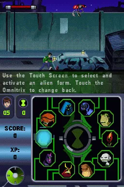 Backdrop artwork for Ben 10: Alien Force: Vilgax Attacks