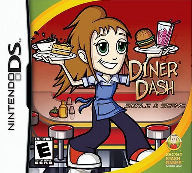 Diner Dash: Sizzle & Serve box art
