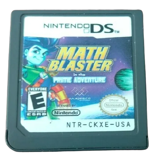 Math Blaster in the Prime Adventure cart