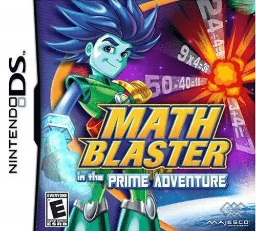 Math Blaster in the Prime Adventure box art