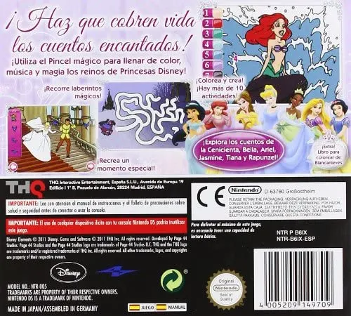 Disney Princess: Enchanting Storybooks box back