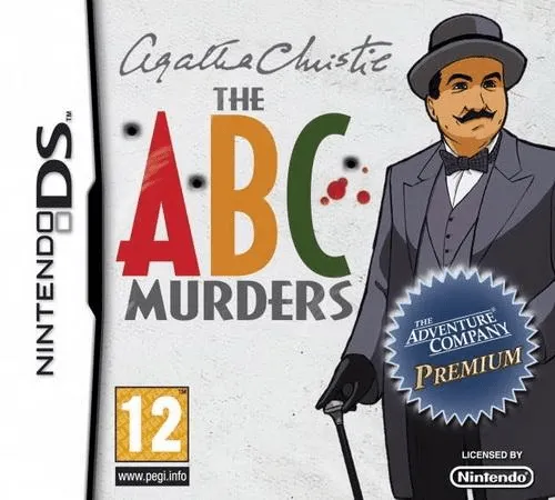 Agatha Christie: The ABC Murders cover art for Nintendo DS