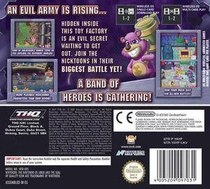 Nicktoons: Attack of the Toybots box back