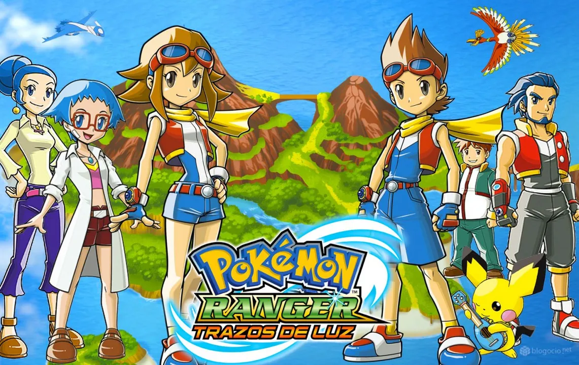 Backdrop artwork for Pokémon Ranger Guardian Signs