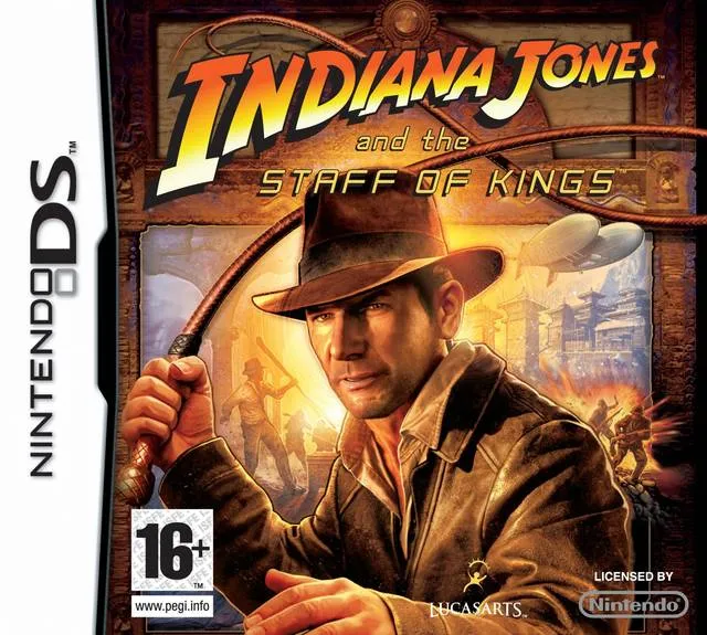 Indiana Jones and the Staff of Kings box art