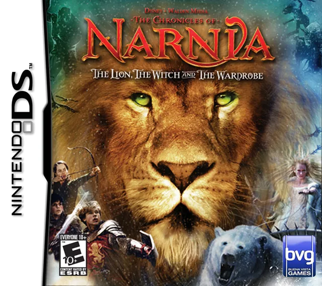 The Chronicles of Narnia: The Lion, the Witch and the Wardrobe cover art for Nintendo DS