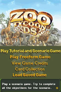 Zoo Tycoon DS screenshot
