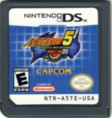 Mega Man Battle Network 5: Double Team DS cart