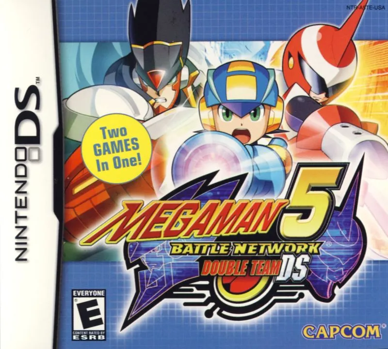 Mega Man Battle Network 5: Double Team DS cover art for Nintendo DS