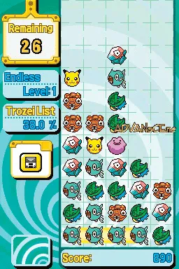 Backdrop artwork for Pokémon Trozei!