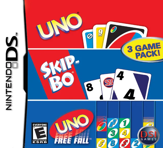 Uno / Skip-Bo / Uno Freefall box art