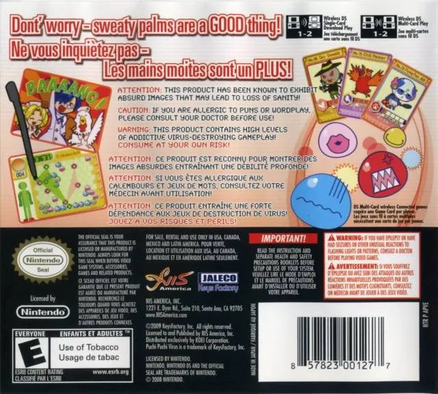 Puchi Puchi Virus box back