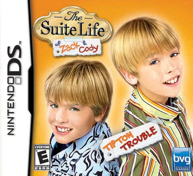 The Suite Life of Zack & Cody: Tipton Trouble cover art for Nintendo DS