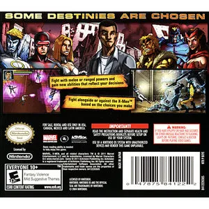 X-Men: Destiny box back