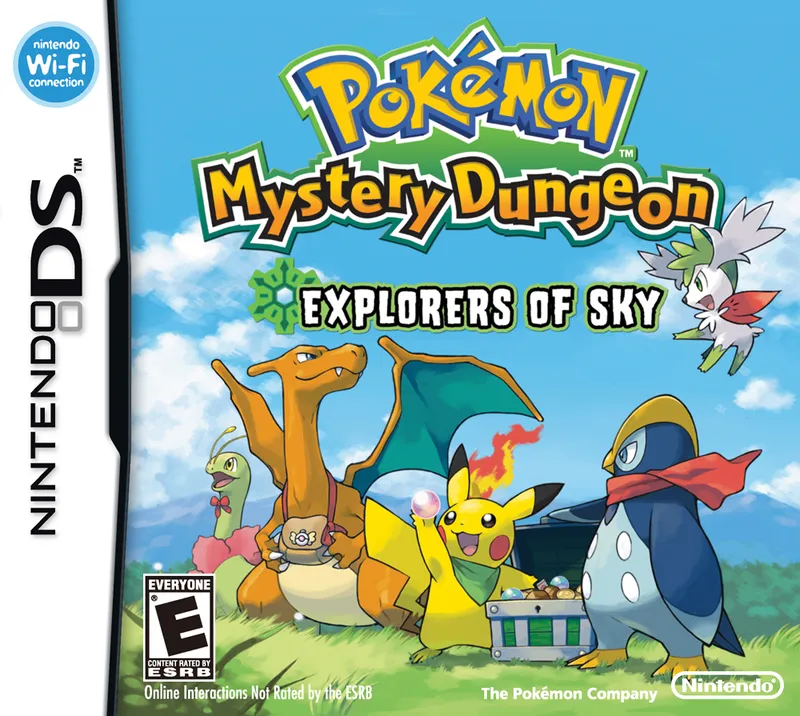 Pokémon Mystery Dungeon: Explorers of Sky box art
