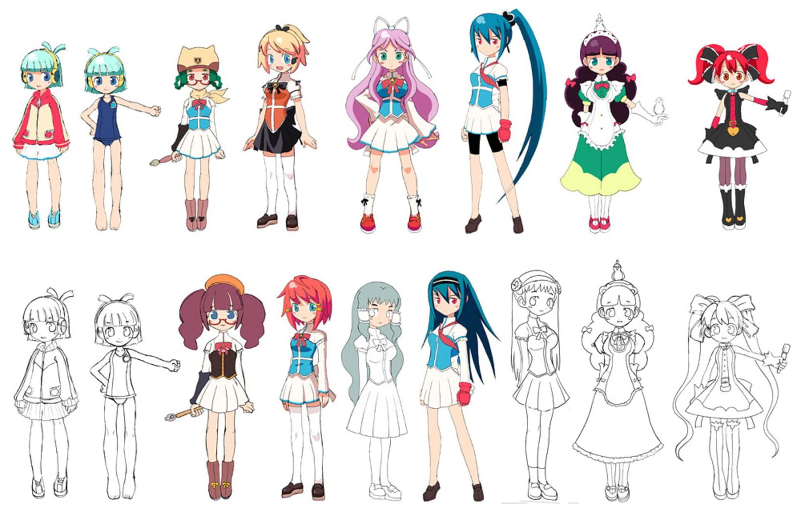 Doki Doki Majo Shinpan Duo backdrop