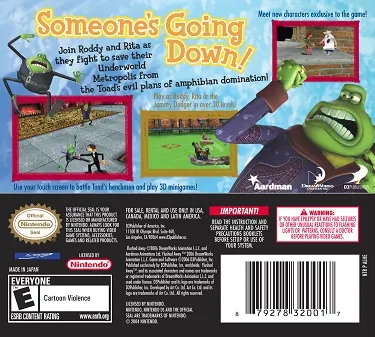 Flushed Away box back