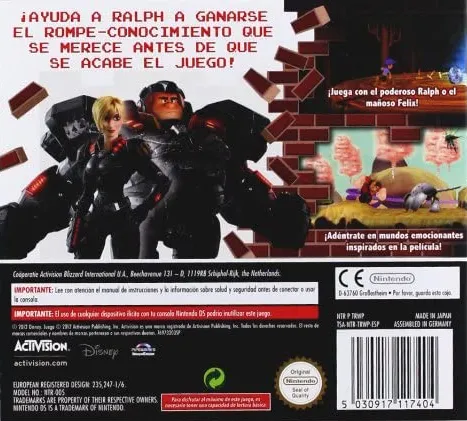 Wreck-It Ralph box back