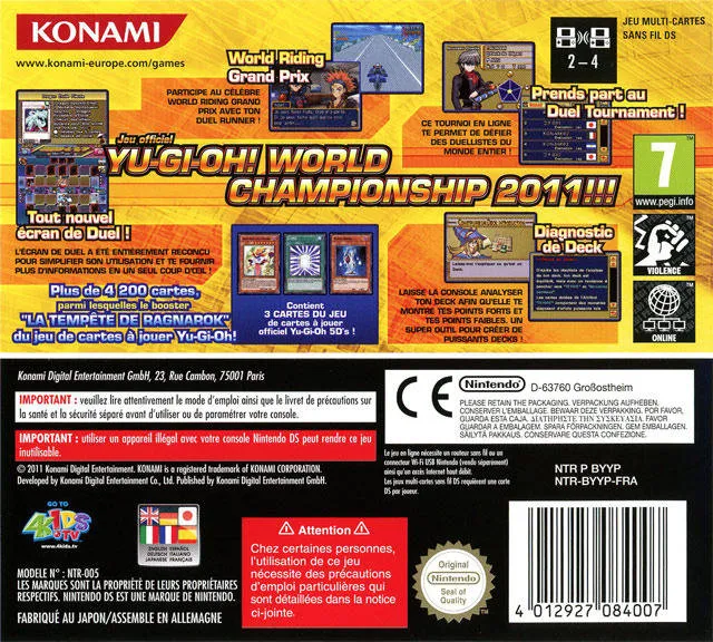 Yu-Gi-Oh! 5D's World Championship 2011: Over the Nexus box back