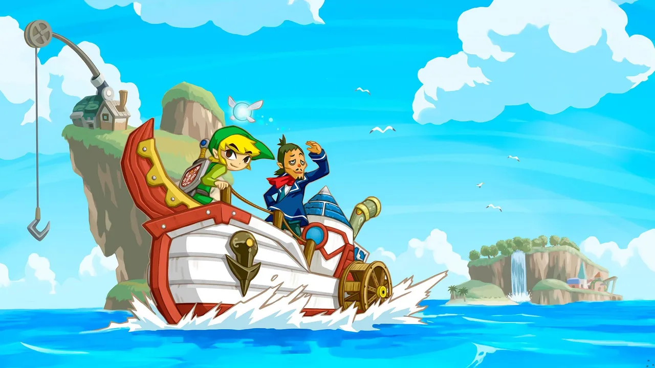 Backdrop artwork for The Legend of Zelda: Phantom Hourglass