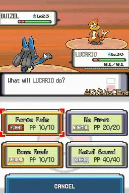 Pokémon Pearl Version screenshot