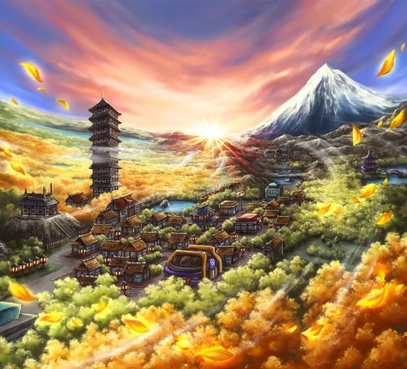 Backdrop artwork for Pokémon SoulSilver Version