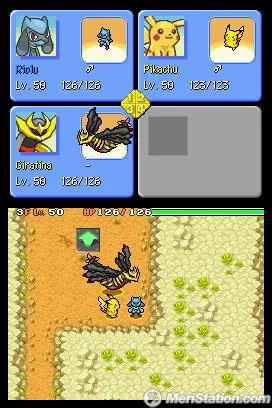 Pokémon Mystery Dungeon: Explorers of Time screenshot