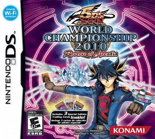 Yu-Gi-Oh! 5D's World Championship 2010: Reverse of Arcadia cover art for Nintendo DS