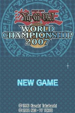 Yu-Gi-Oh! World Championship 2007 screenshot