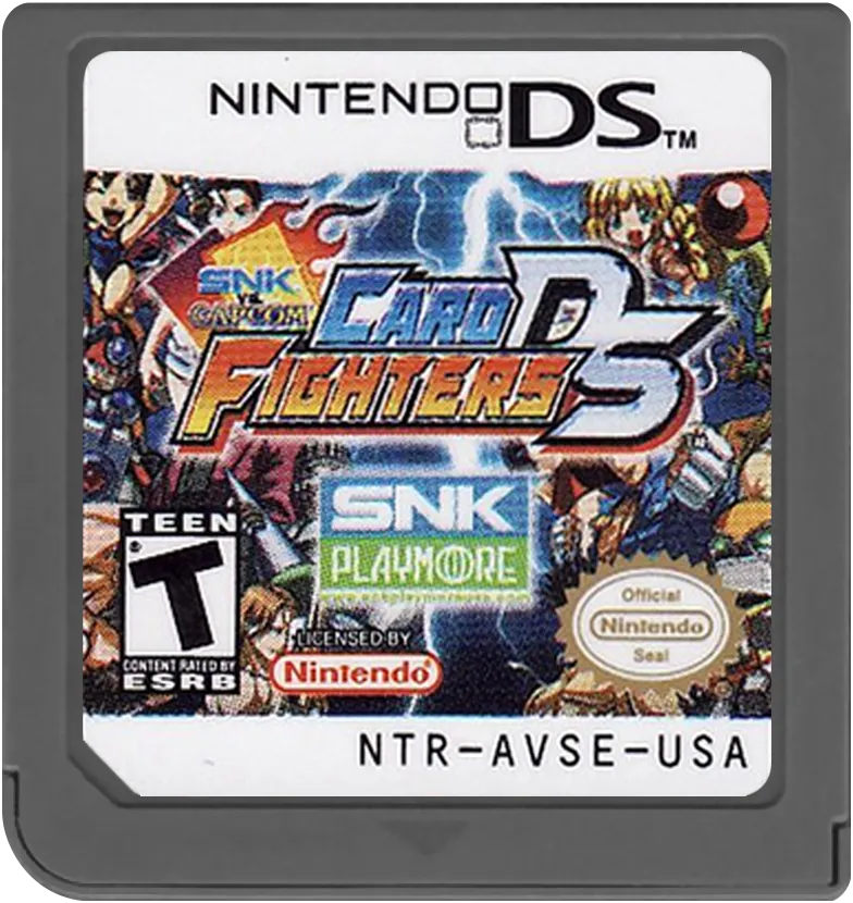 SNK vs. Capcom Card Fighters DS cart
