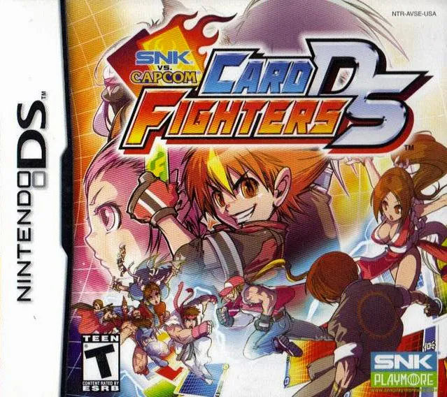 SNK vs. Capcom Card Fighters DS box art
