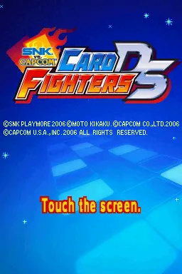 SNK vs. Capcom Card Fighters DS screenshot