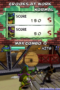 Backdrop artwork for Teenage Mutant Ninja Turtles: Arcade Attack