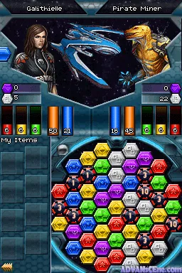 Backdrop artwork for Puzzle Quest: Galactrix