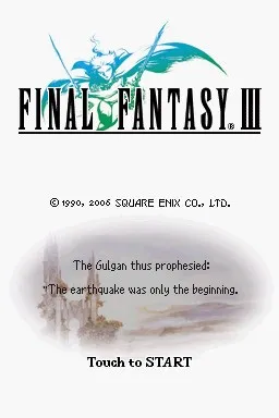 Final Fantasy III screenshot