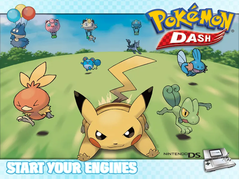 Backdrop artwork for Pokémon Dash