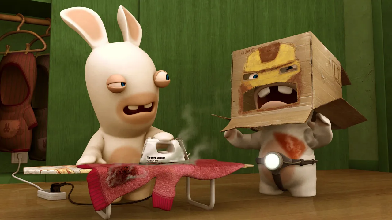 Backdrop artwork for Rayman: Raving Rabbids