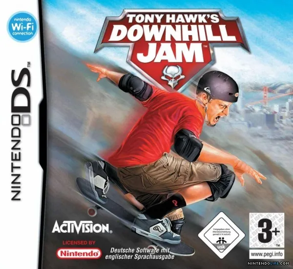 Tony Hawk's Downhill Jam box art