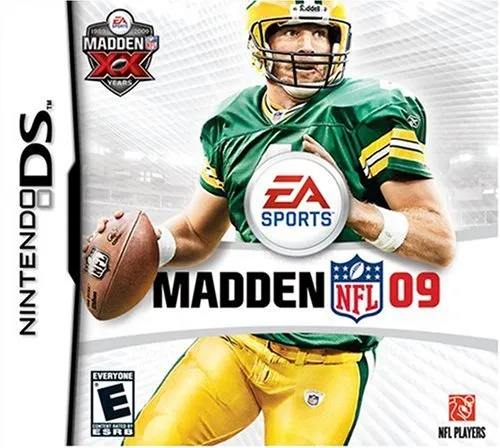 Madden NFL 09 cover art for Nintendo DS