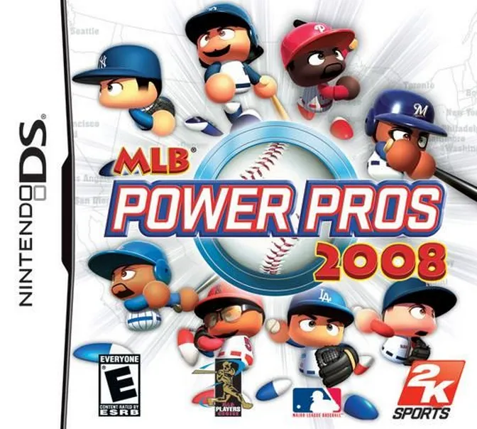 MLB Power Pros 2008 box art