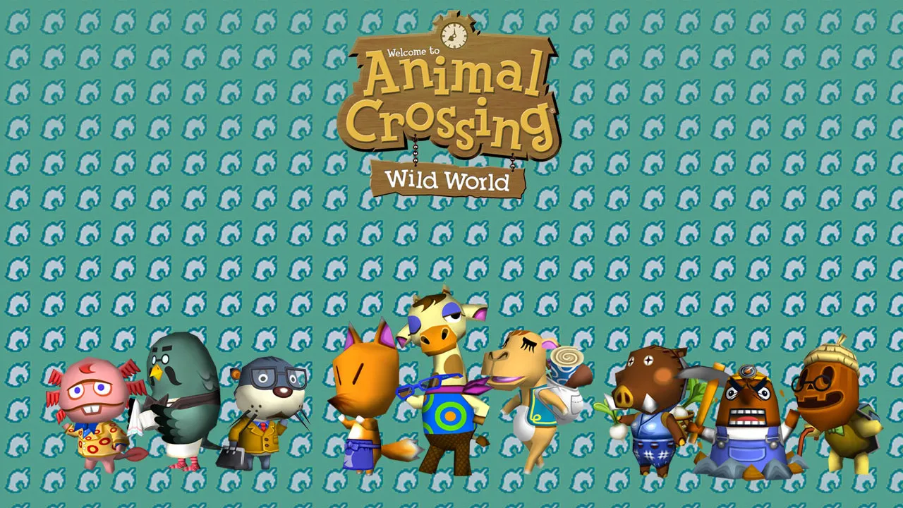 Backdrop artwork for Animal Crossing: Wild World