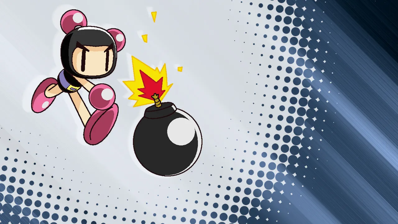 Backdrop artwork for Bomberman Land Touch! 2
