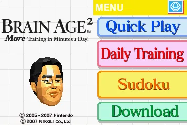 Brain Age 2: More Training in Minutes a Day! screenshot