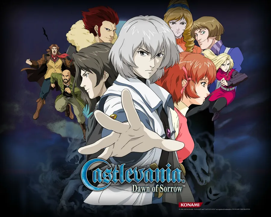 Backdrop artwork for Castlevania: Dawn of Sorrow